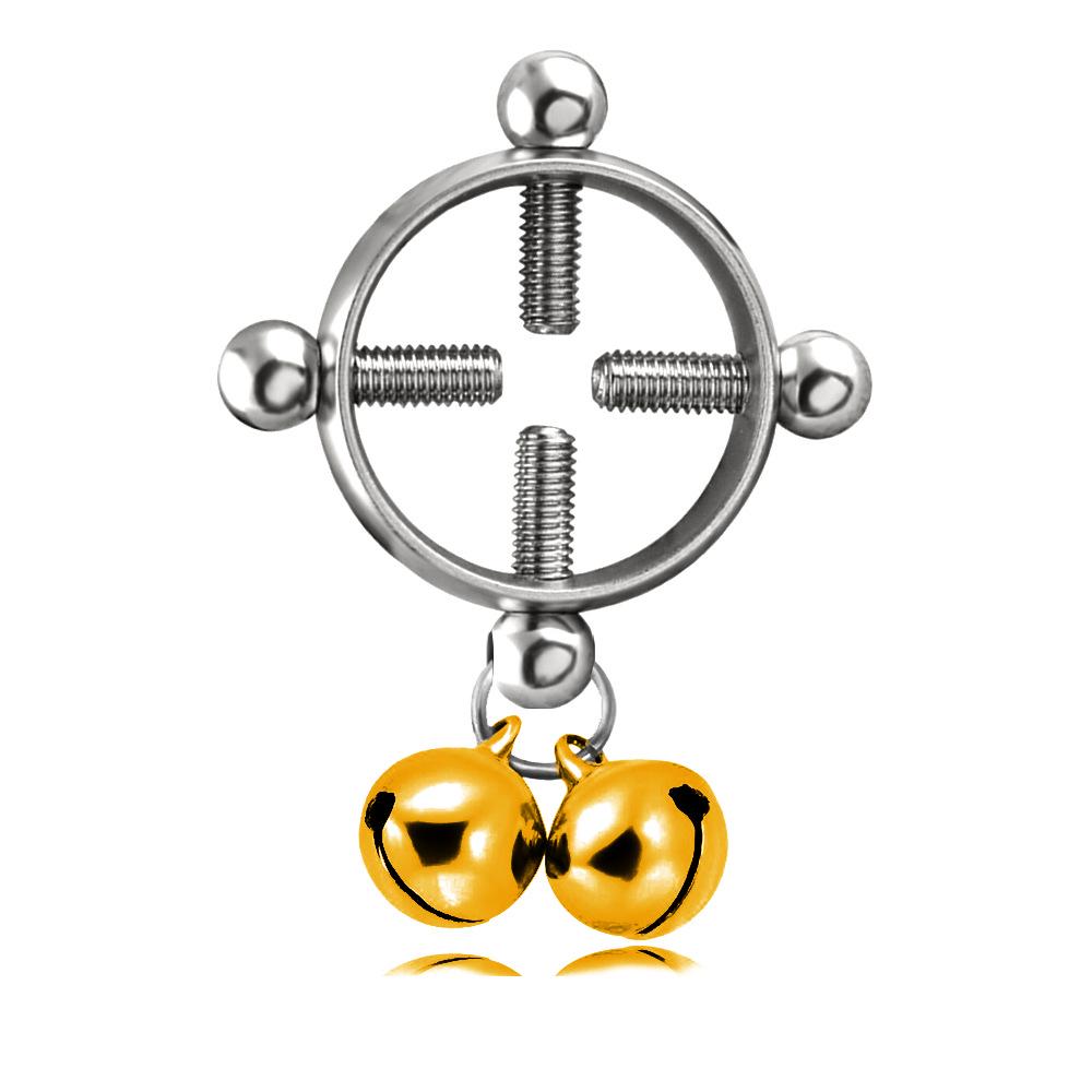 Personality Fashionable Stainless Steel Stainless Steel Jewelry Color Bell Bell Screw Cympho Ring