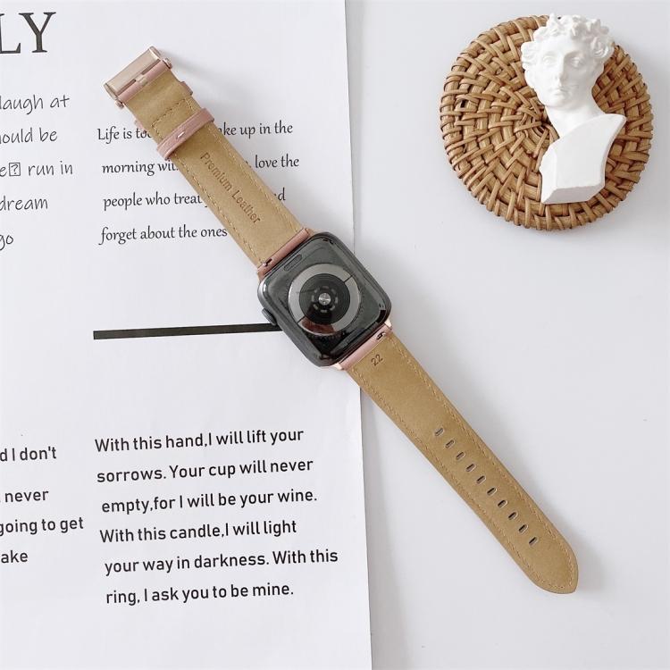 V-Tail Stitching Vegan Leather Watch Band For Apple Watch Series 10 Ultra 2 SE 9 8 7 6 5 4, Adjustable Replacement Wrist Strap