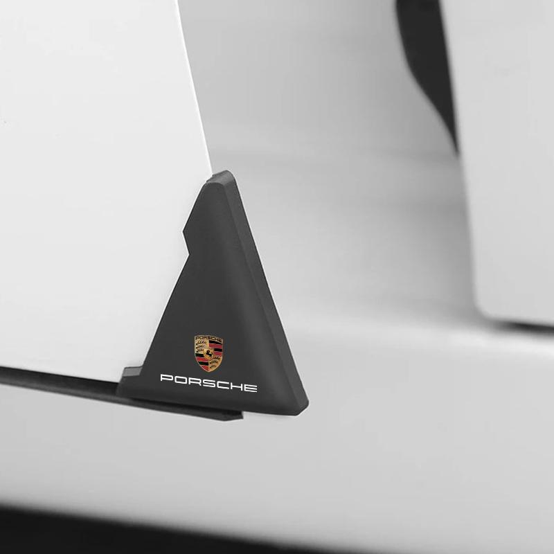 2Pcs Car Door Corner Protective Cover Anti-Collision Protection Sticker For Porsche Cayenne Macan 911 918 928 944 968 Boxster Panamera