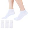 Mokasali Tabi Ankle Antibacterial and Compatible with and Sizes Men's Socks, Socks, 3-Pair Set, Two-Toe, Cotton, Odor-Resistant, Geta, Zori, Sandals,
