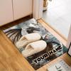 1PC Custom Name Dragon's Stormy Voyage Theme Floor Mat Ideal for Living Room, Game Rooms, Office, Bedroom, Office Floor Mat , Floor Mats for Home