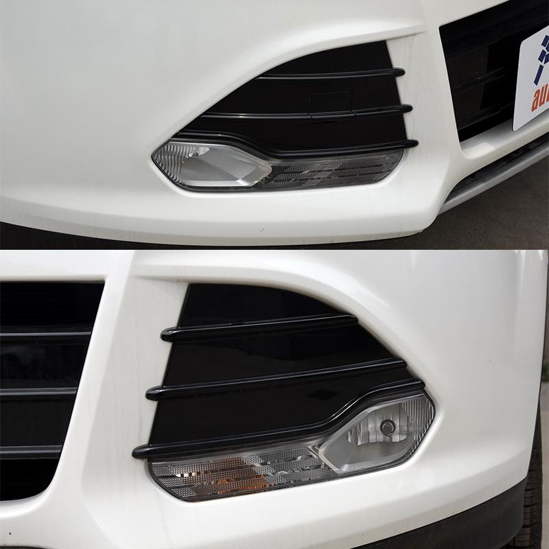 Pro Ford Escape Kuga 2013 2014 2015 2016 Auto Přední nárazník Kryt mlhového světla Rámeček Chromovaný lem Krytka mlhového světla