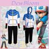 Pokmon 3-teiliges Cosplay Kostümset mit atmungsaktivem Polyester für Halloween Anime-Veranstaltungen