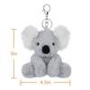 Apricot Lamb Clever Koala Cute Soft Keychain Plush Toy, Perfect for Boys and Girls, Fits Kids Backpacks and Purses, 10cm
