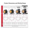 Wenhu ZY-320 Empty Mobile Fiber Optic Cable Reel
