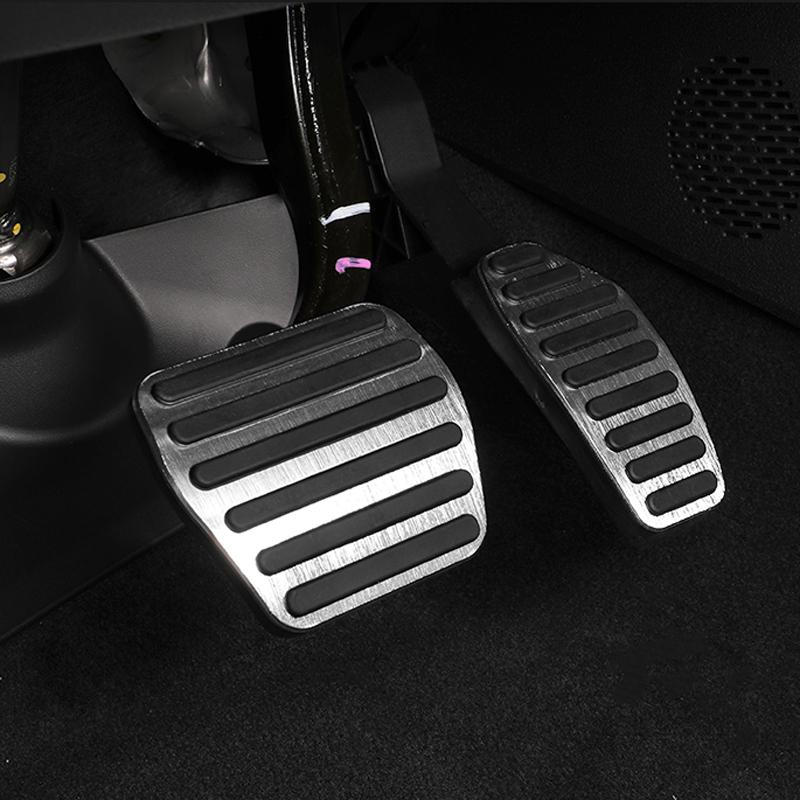 For Nissan X-trail e-POWER T33 Rogue 2022 Accessories Brake Accelerator Pedal Cover Anti-skid Pad Aluminum Alloy Rubber