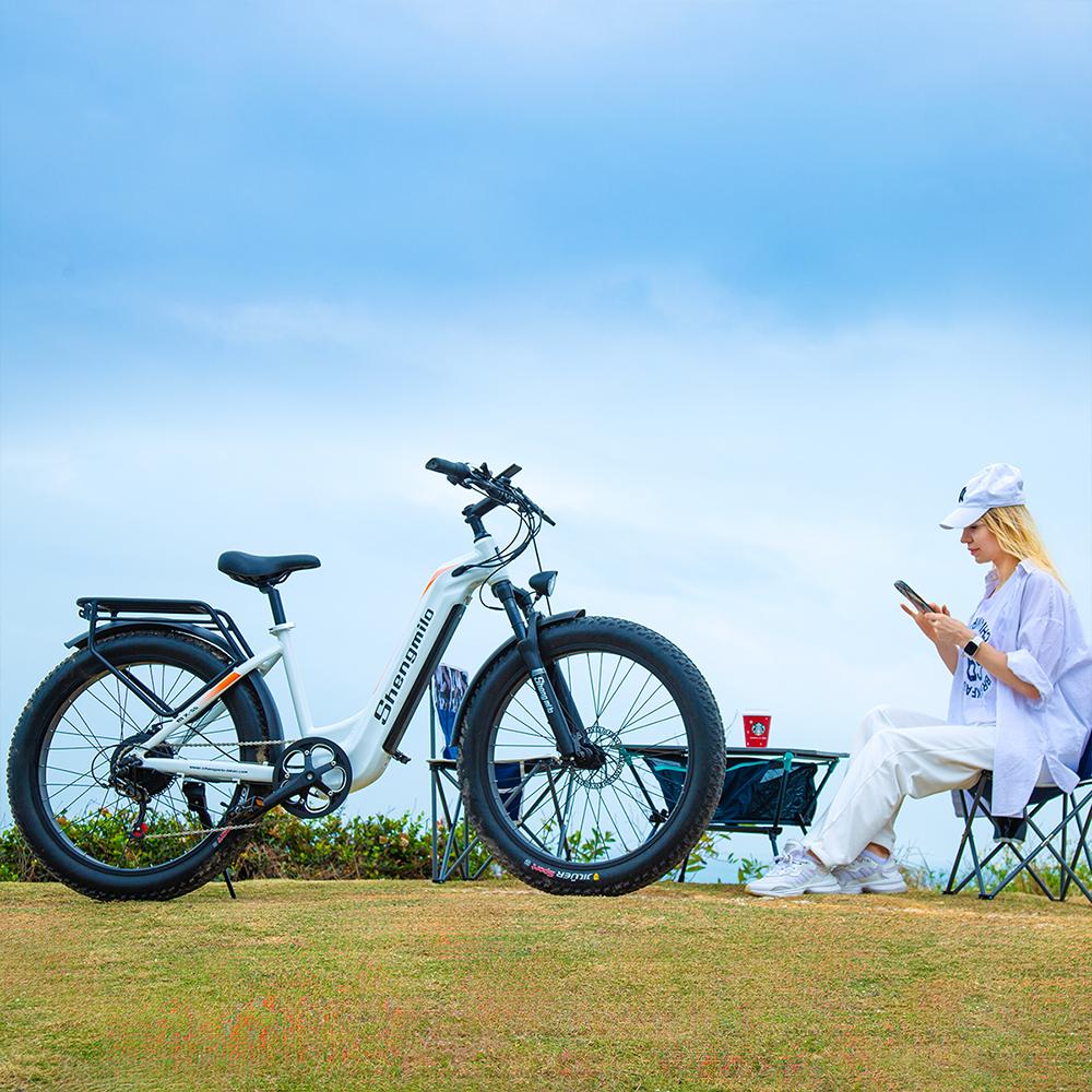 Shengmilo MX06 Electric Bike 500W, 48V 17.5AH Samsung Battery, 90km Range, 42km/h, All-Terrain, Men/Women Adults