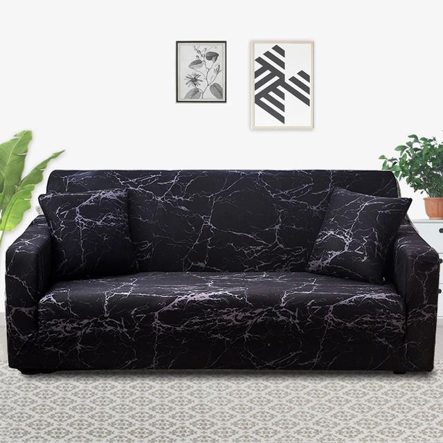 Elastischer Stretch-Sofabezug, kompletter Sofabezug, inklusive Couchbezug für unterschiedlich geformte Sofas, Loveseat-Stuhl, L-Stil, benötigt 2 Sofabezug Small  90-140cm