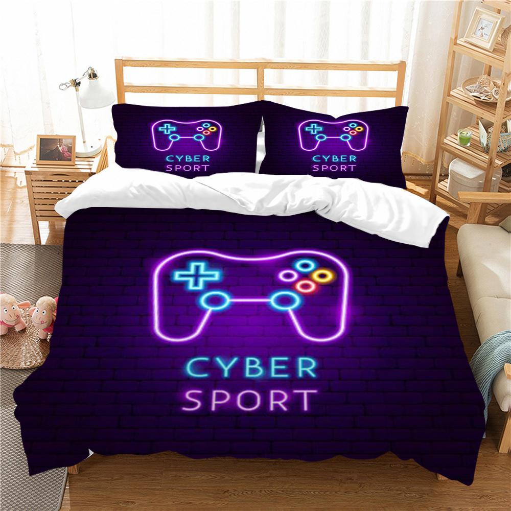 Bedding Suit 3D Gamepad Print Home Bedclothes Hot Sale Bedroom Decor Stylish Comforter Cover Set