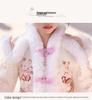 Girls' Velvet Hanfu Winter Outfit - Chinese New Year 2025 Tang Suit Costume