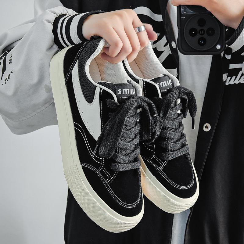 Men's Shoes Tide Spring New Versatile Korean Version of Canvas Shoes Men's Niche Design Board Shoes Tide