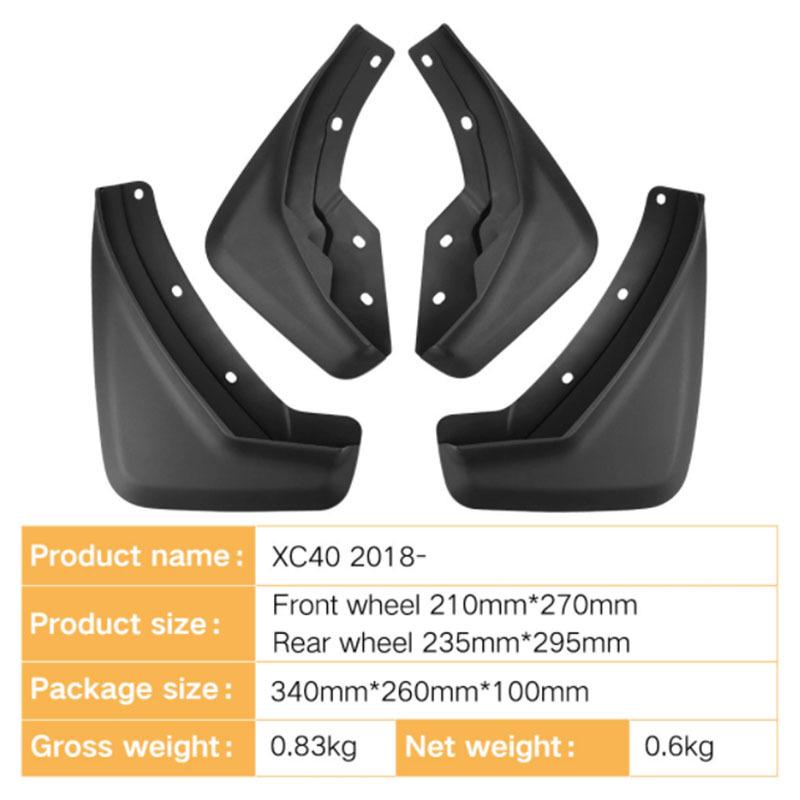 Volvo XC40 2018-2024 Mud Flaps for Foreign Markets