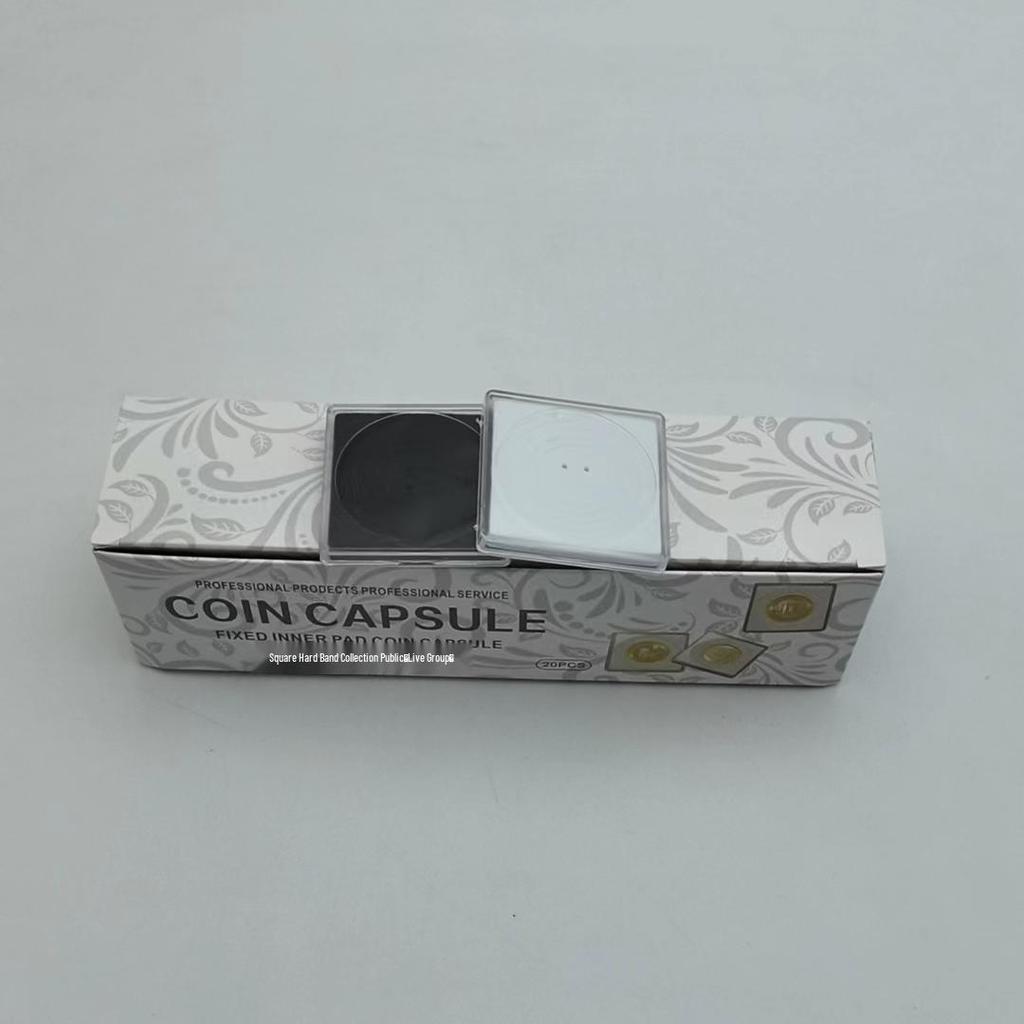 Nastavitelná úložná krabička na 27mm mince pro 30 mincí