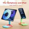 VAORLO Gradient Color Phone Holder Portable Foldable Phone Bracket For Cellphone iPad Stable Desk Stand Adjustable Angle For Iphone 11 11pro