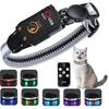 2X Cat Collar,Lighted Cat Collars for Night,Rechargeable Waterproof LED Cat Collar with Remote,Dog Lights