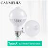 E27 Vida LED Acil Durum Işığı Akıllı Ampul 220v 110v 5w 7w 9w Hareket Sensörlü Gece Lambası Ev