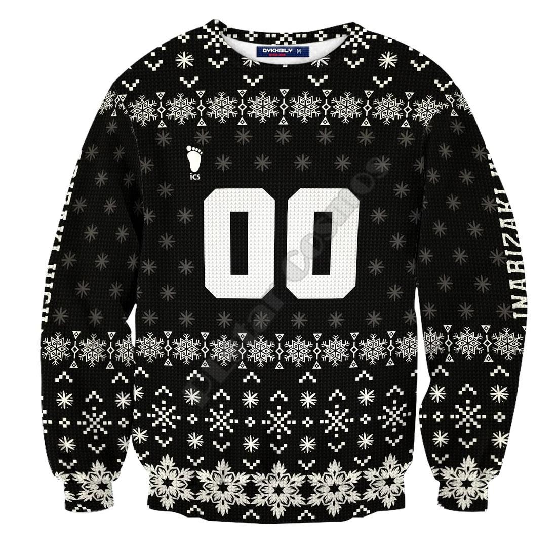 

Fashion 3D Digital Printed Loose Casual Round Neck Pullover Top XS