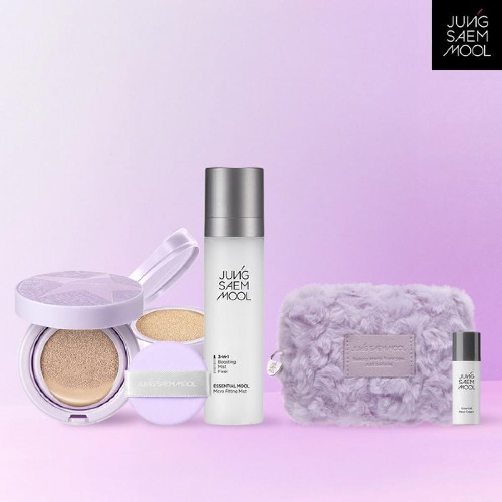JUNGSAEMMOOL Мист 120 мл + Праздничный косметический мешочек + Водный крем 8 мл + Тональный кушон Essential Skin Nude Original + сменный блок Pair set