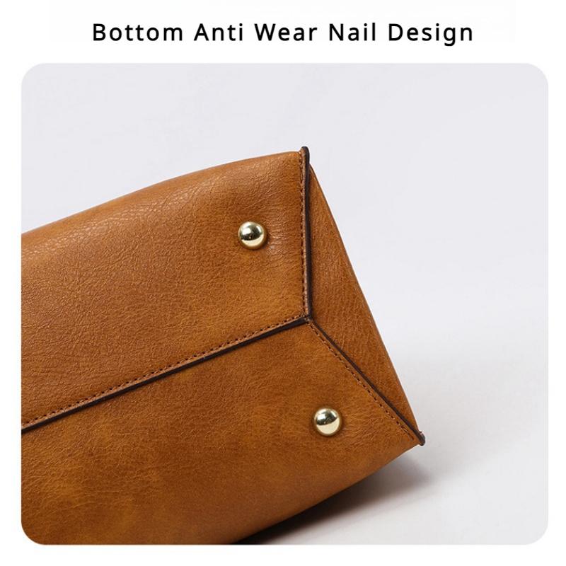 European and American Retro Women's Handbag 2024 Summer New Contrasting Color Vertical Square Tote Bag PU High End Commuter Office Worker Shoulder Bag