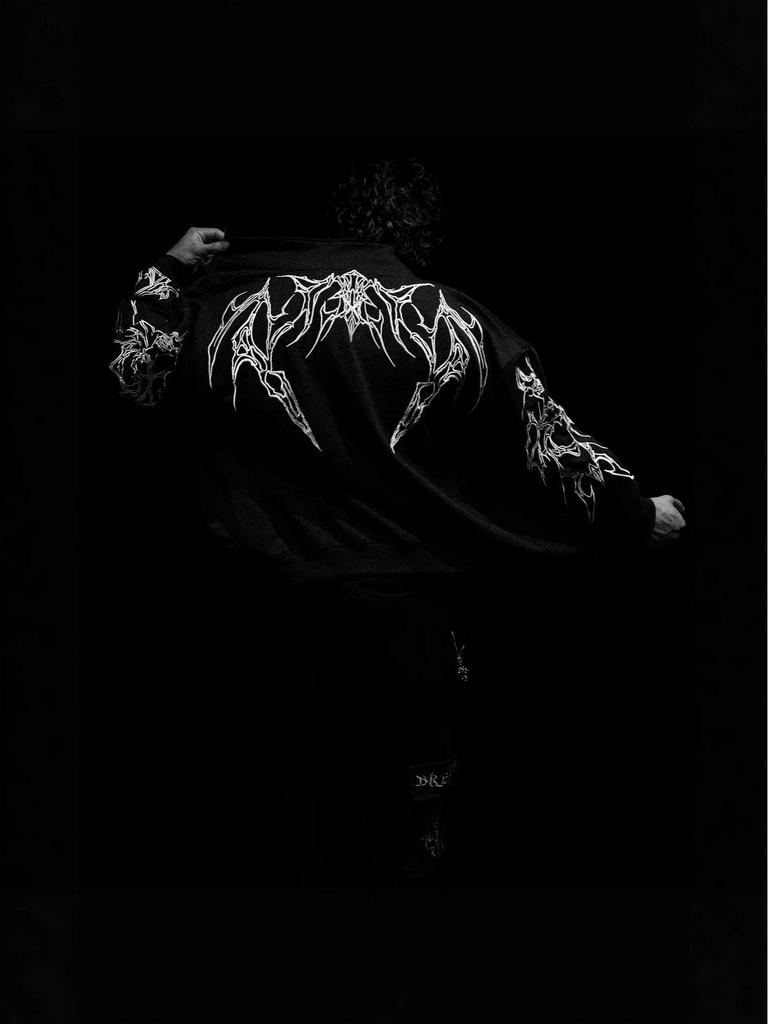 Breathedivinity Men's Trendy Sports Long Sleeve Velvet Hoodie Jacket