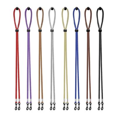 8PCS Sueded Eyeglasses Chain Adjustable Spectacle Holder Strap For Men Women Reading Glasses Accessories