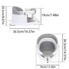 Baby Chair with Strong Suction Cup, Not Easily Flipping Adjustable Armrests Child Assisted Shower Chair Bathroom Stool