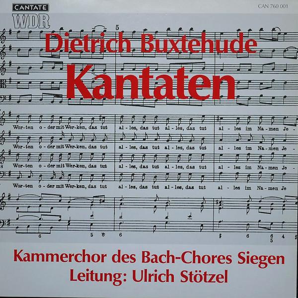 LP Record DIETERICH BUXTEHUDE BACHCHOR SIE Kantaten CAN760001 Cantate 1985 Germany Classical Used