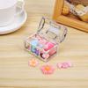 Retro Transparent Treasure Box Candy Jewelry Treasure Box Wedding Candy Box Jewelry Box Holder Organizer Earrings Earrings