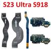 Náhradní díl pro Samsung S23 Ultra S918B S918E S918U Deska USB nabíjecího portu Hlavní signálová základní deska Flex kabel LCD