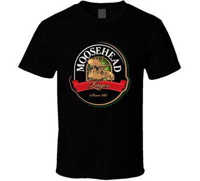 T-shirt Unisexe Moosehead Lager Beer Canada Amateurs de Bière