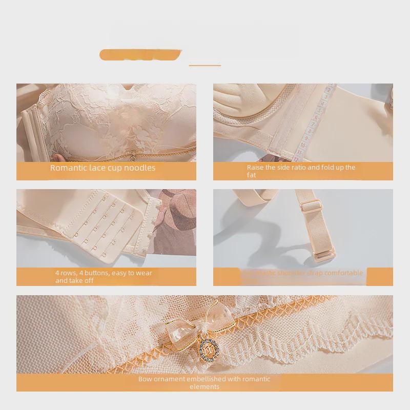 Sutiã acolchoado extra grosso de 5 cm, sem fio, anti-flacidez, levanta e sustenta, ajustável