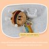 Plush Purse Toast Bread Lovely Mini Coin Portable Plush Key Card Earphone Storage Bag Wallet Pendant Keychain Girls Gifts Toys