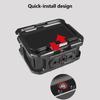 Aluminum Alloy Cage Metal Frame Protective Housing Case for GoPro Hero 13/12/11/10/9 Action Camera with 1/4 & Cold Shoe Mount