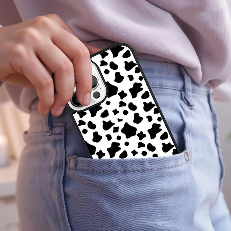 Dalmatiner Kuh Zebra Muster Handyhülle Für iPhone 17 Air 15 16e 14 13 Pro Max Coque 12 11 Pro Max PLUS Hülle