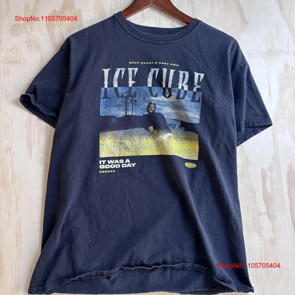 Ice Cube T Shirt Unisexs Large Black It Was A Good Day Hip Hop Vintage Top For Everyday Wear Soft