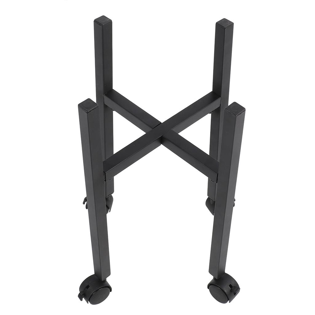 Suporte de Metal para Plantas Ajustável Removível Moderno Suporte para Vaso de Plantas com Rodas para Jardim Pátio