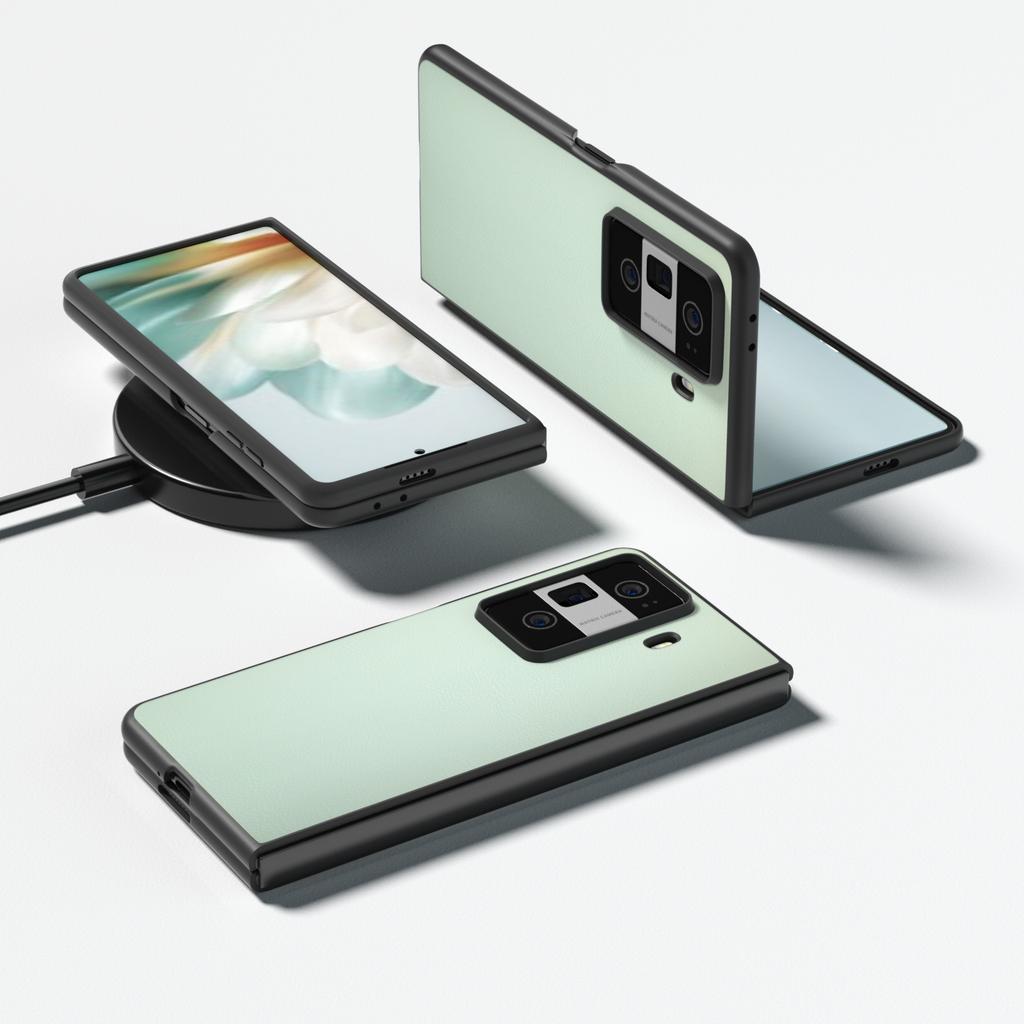 For Honor Magic Vs3 5G Case PU Leather Coated Hard PC Protective Phone Cover