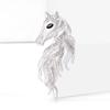 Broches Têtes de Cheval Polyvalentes de Luxe Pour Femmes Épingles Animales Accessoires Amis de Fête Décontractée Bijoux Cadeaux
