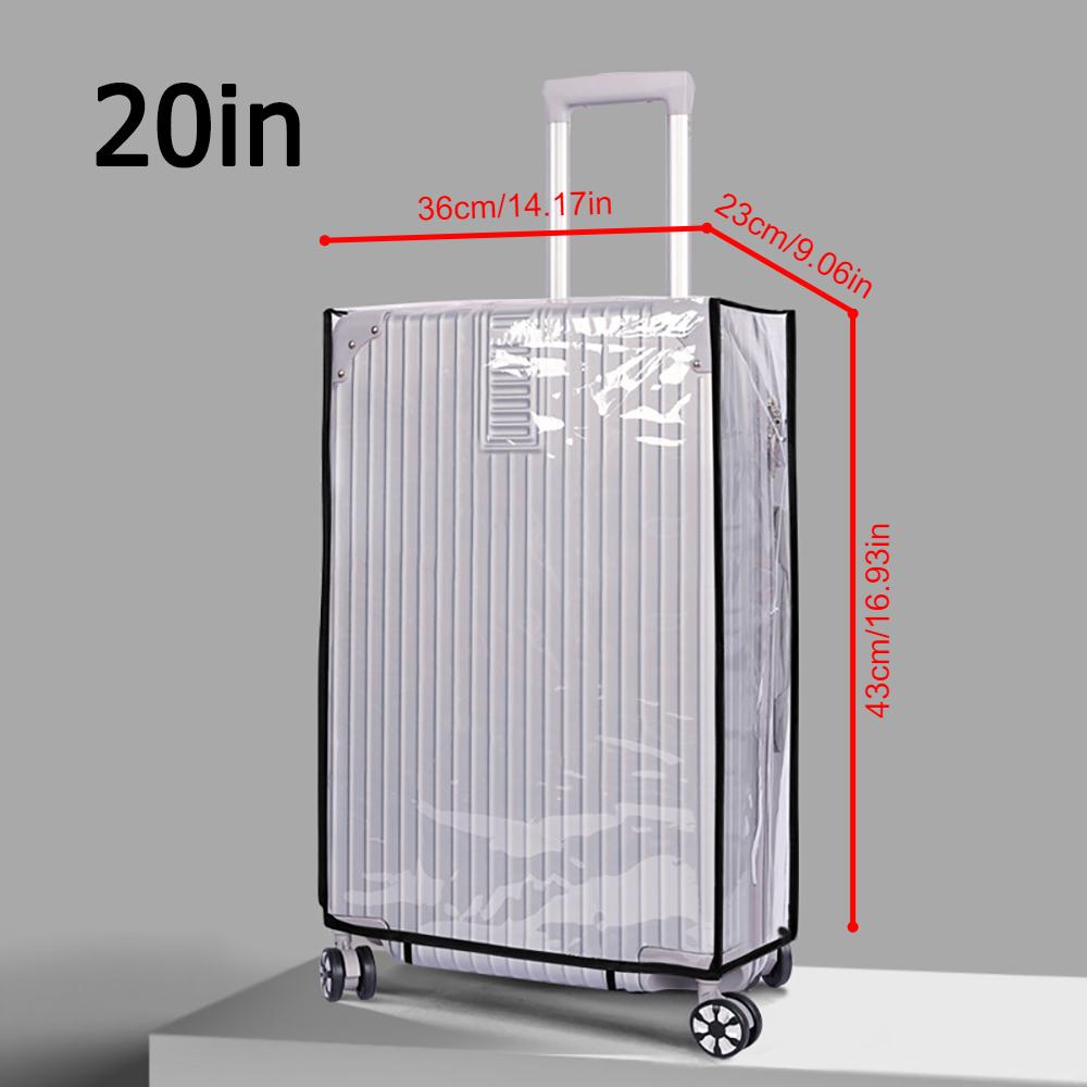

Transparent luggage protection cover suitable for suitcases and suitcases, easy to install and fold for storage,zwq