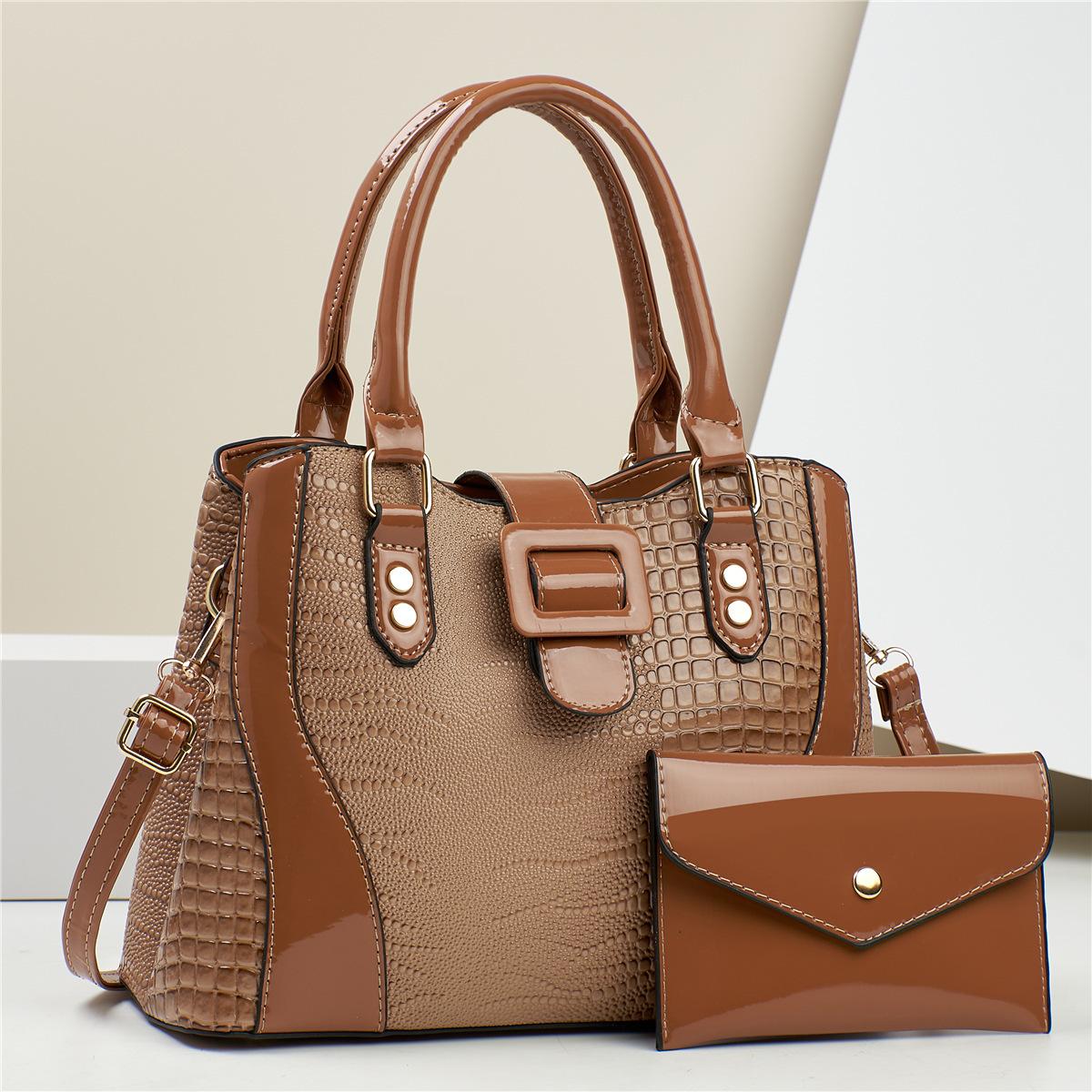 

Комплект из 2 предметов, женская сумка, высококачественная женская сумка через плечо для женщин, роскошная дизайнерская сумка-мессенджер для женщин