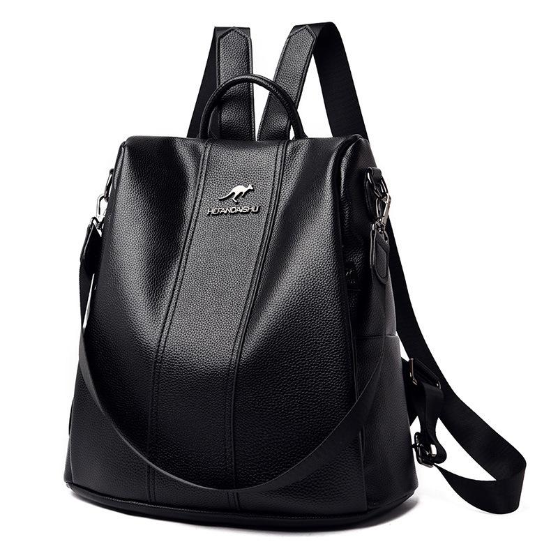 Schoolbag1011 New Fashion Women's Versatile Backpack Leisure Travel Large Capacity Travel Women's Bag Wholesale Bag