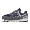 New Balance 574 New-B Velcro Bambino Castlerock Navy Scarpe da Ginnastica per Bebè Grigio NW574KGN