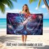 Tree of Life Theme Beach Towel Personalized Custom Name & Text Soft Quick Dry Beach Towel for Swimming Travel