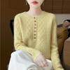 Women Sweater 100% Wool MODERN NEW SAGA O-neck Knit Pullover Thick Winter Jumpers Female Knit Tops