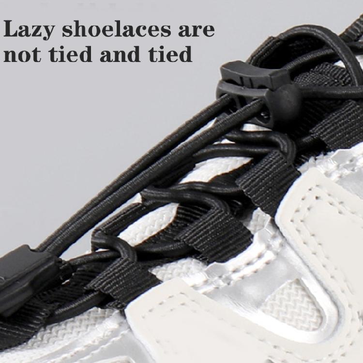 Elastic Shoe Laces With Cord Lock Fasteners 3mm Wide 100cm Long Shoelaces Sneakers Lace For Men Women Teen Kid