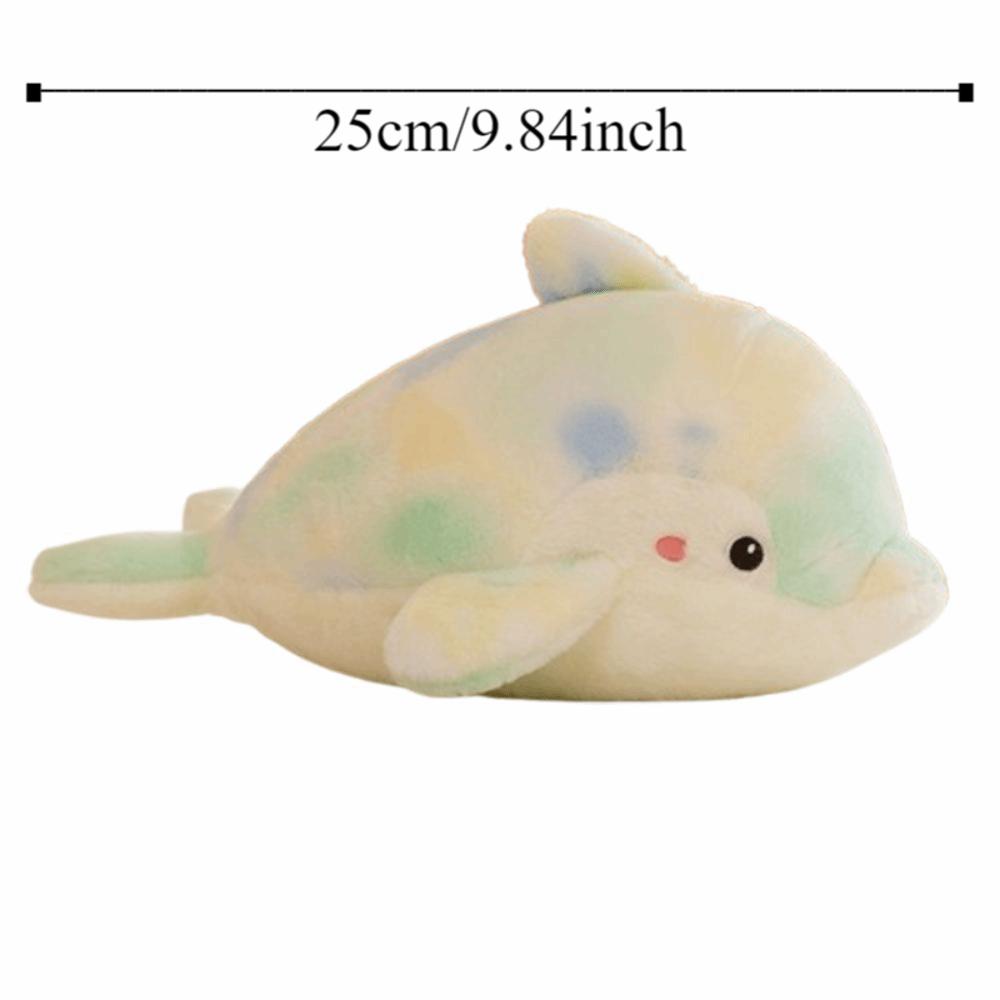 Soft Colorful Dolphin Plush Doll Cartoon Animal Plush Pillow Kids Birthday Christmas