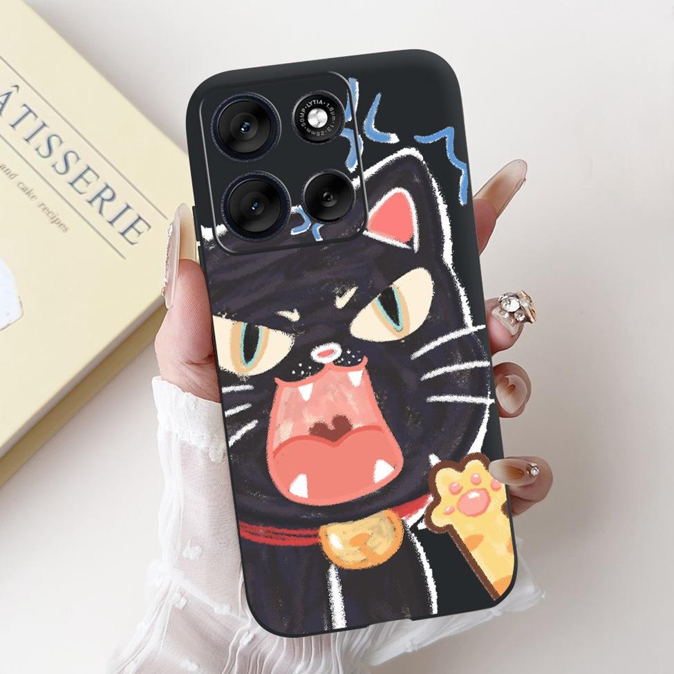 5G For Motorola Moto G56 G86 Cover For Motorola Moto G86 Case Silicone Fashion Butterfly Luxury Cute Funny Painted Back Cover