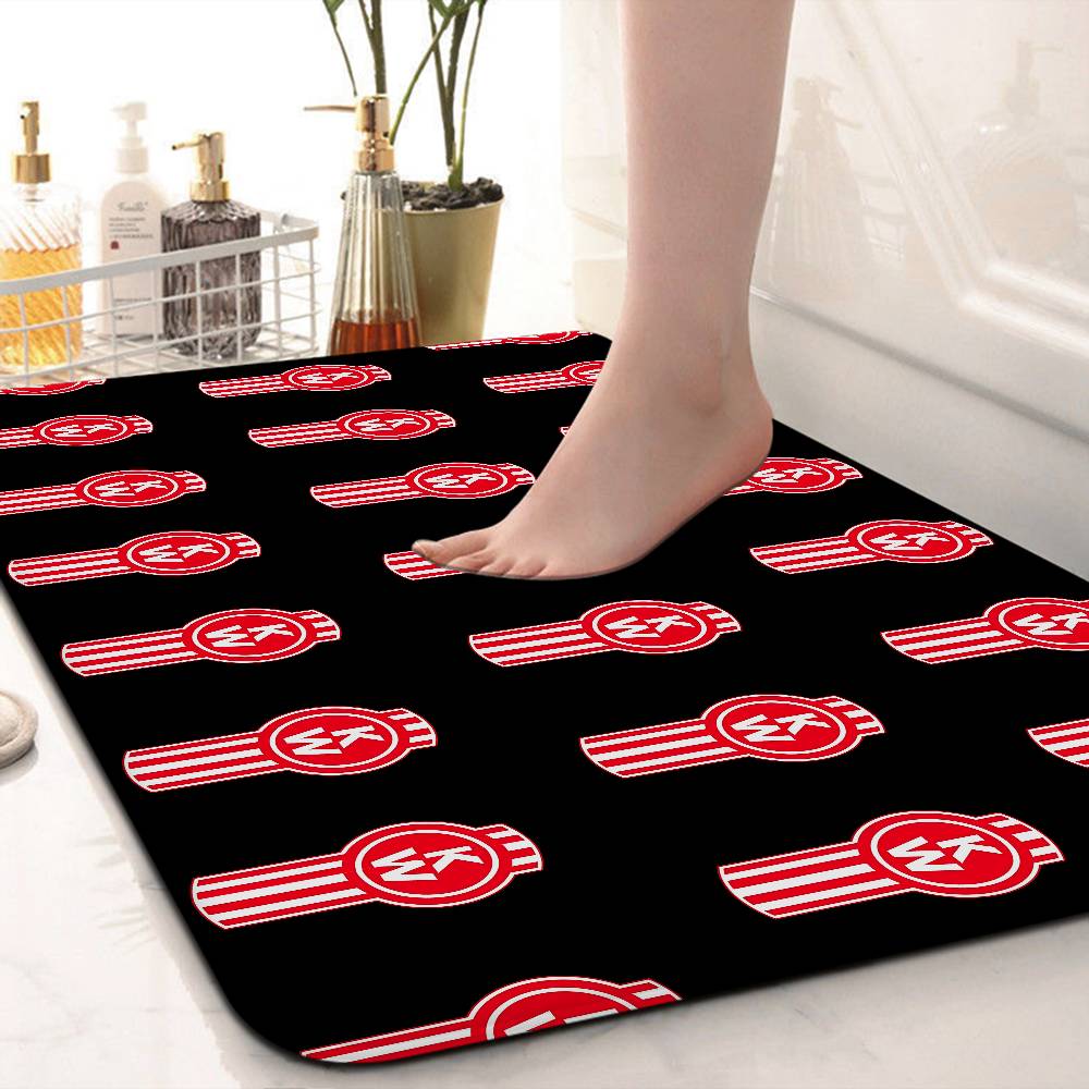 KENWORTH Logo Bath Mat Nordic Style Home Doormat Bathroom-Toilet Mats Bedroom Welcome Doormat