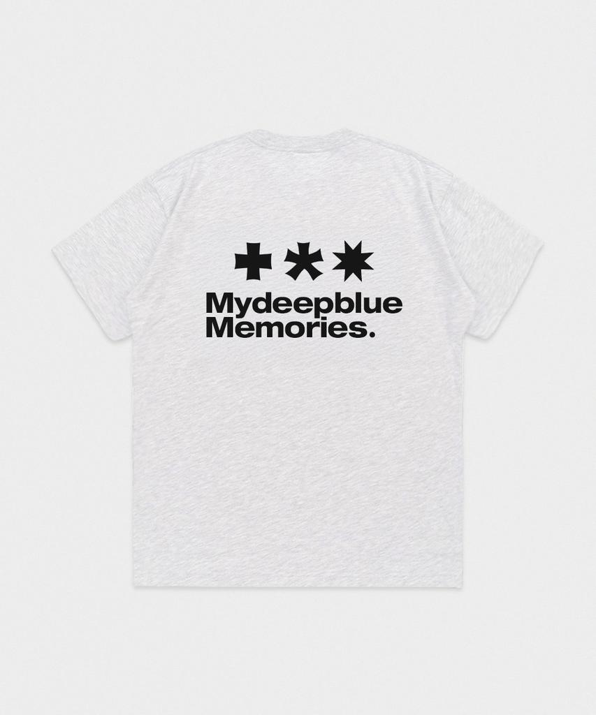 Maidibbeullumemolijeu Mm Symbol Logo T-Shirts (Light Grey / Black)