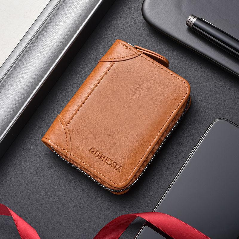 

Мужской держатель удостоверения личности с защитой от размагничивания, многослотовый, большой емкости для водительских прав и карт 18 cards + 2 function slots